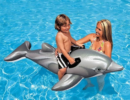 Надувная игрушка-наездник Intex 58535 Дельфин от 3 лет фото 2